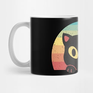 Vintage Sunset Purr Mug